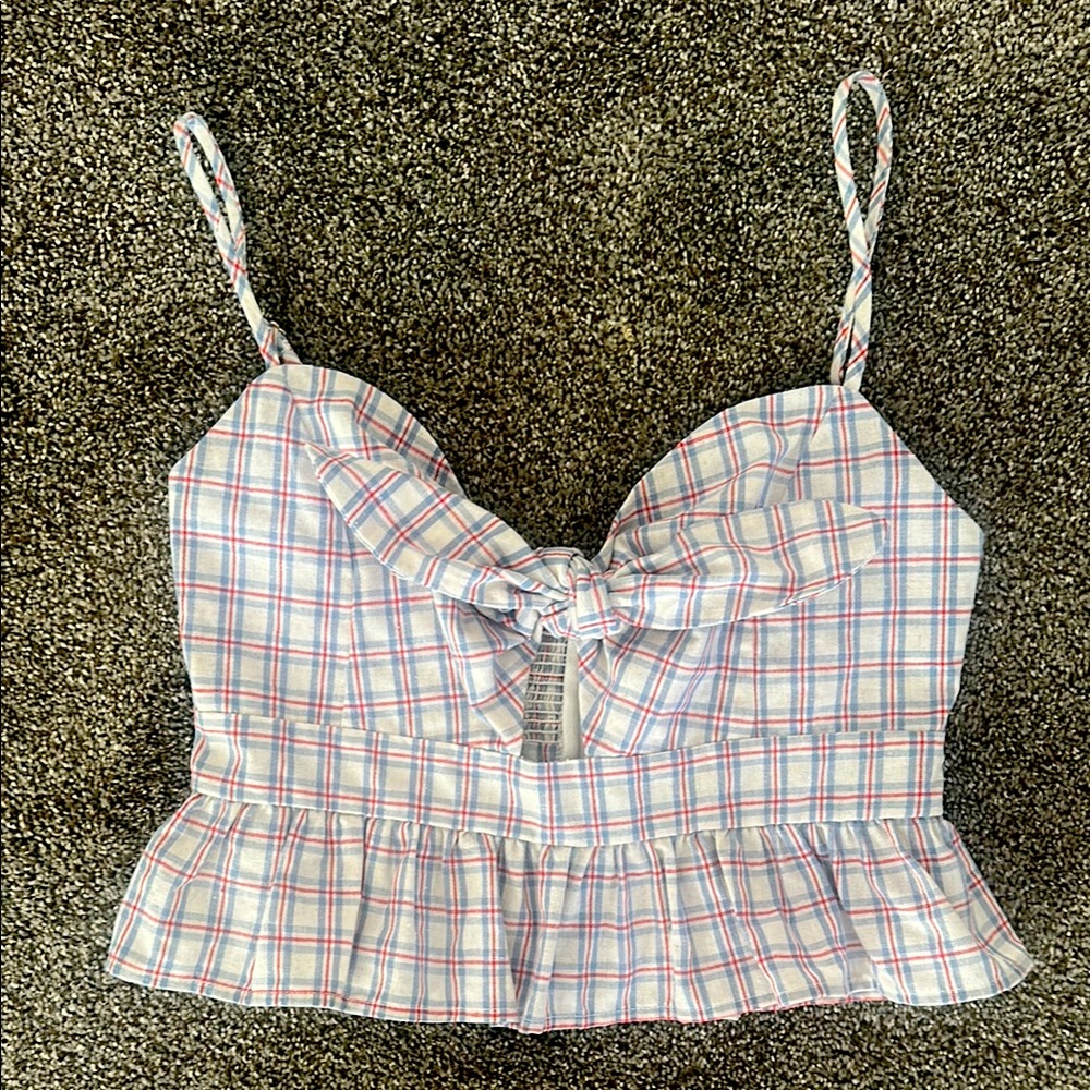 English factory crop top